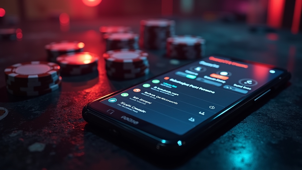 Telefoon met compatibiliteitscontrole voor recente apparaten in casino-setting