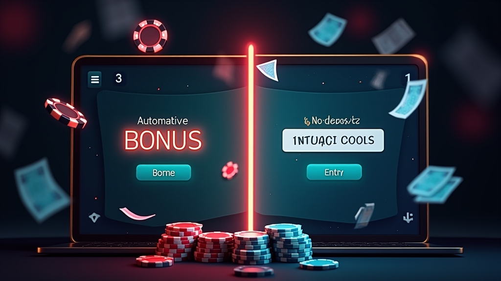 Vergelijking tussen automatische bonus en handmatige code in een casino