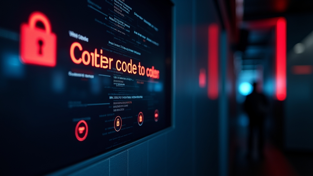 Casino-beveiligingsscherm met verificatiecode en sloticoon